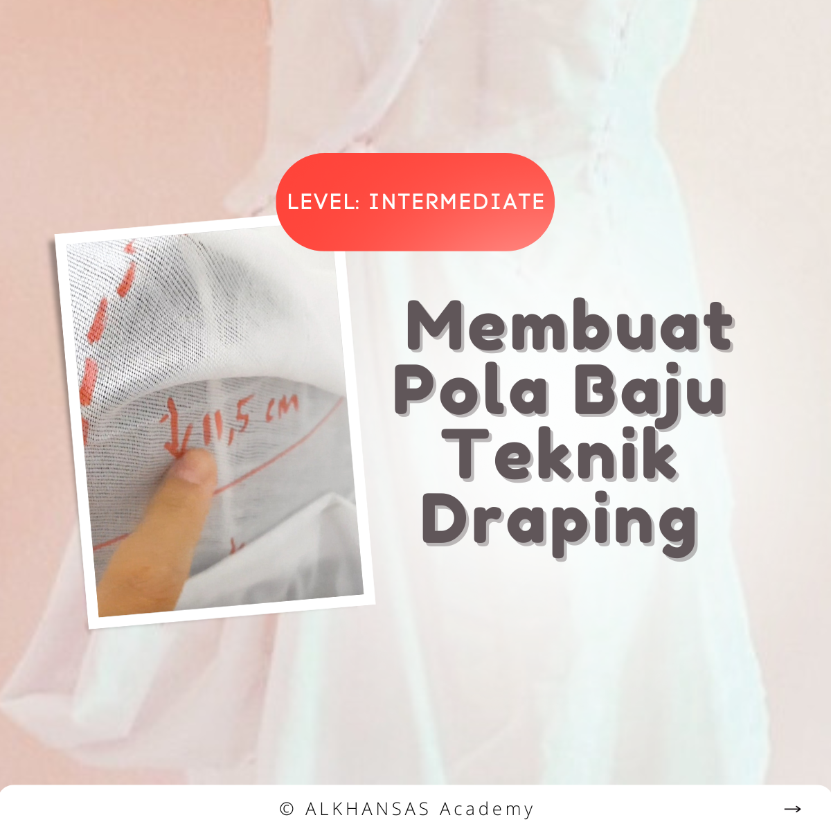 Membuat Pola Baju Teknik Draping